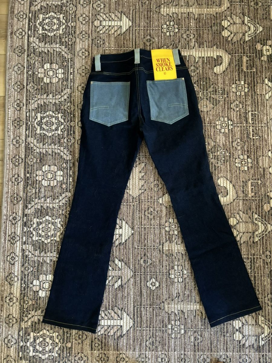 Whensmokeclears WhenSmokeClears Denim Patchwork/Embroidered Jeans Size US 28 / EU 44 - 5 Thumbnail