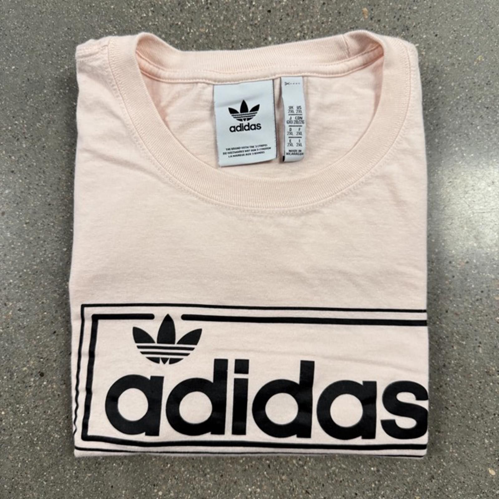Adidas Vintage Style Adidas Trefoil Logo T-Shirt - Soft Pink - 2XL Size US XXL / EU 58 / 5 - 9 Thumbnail