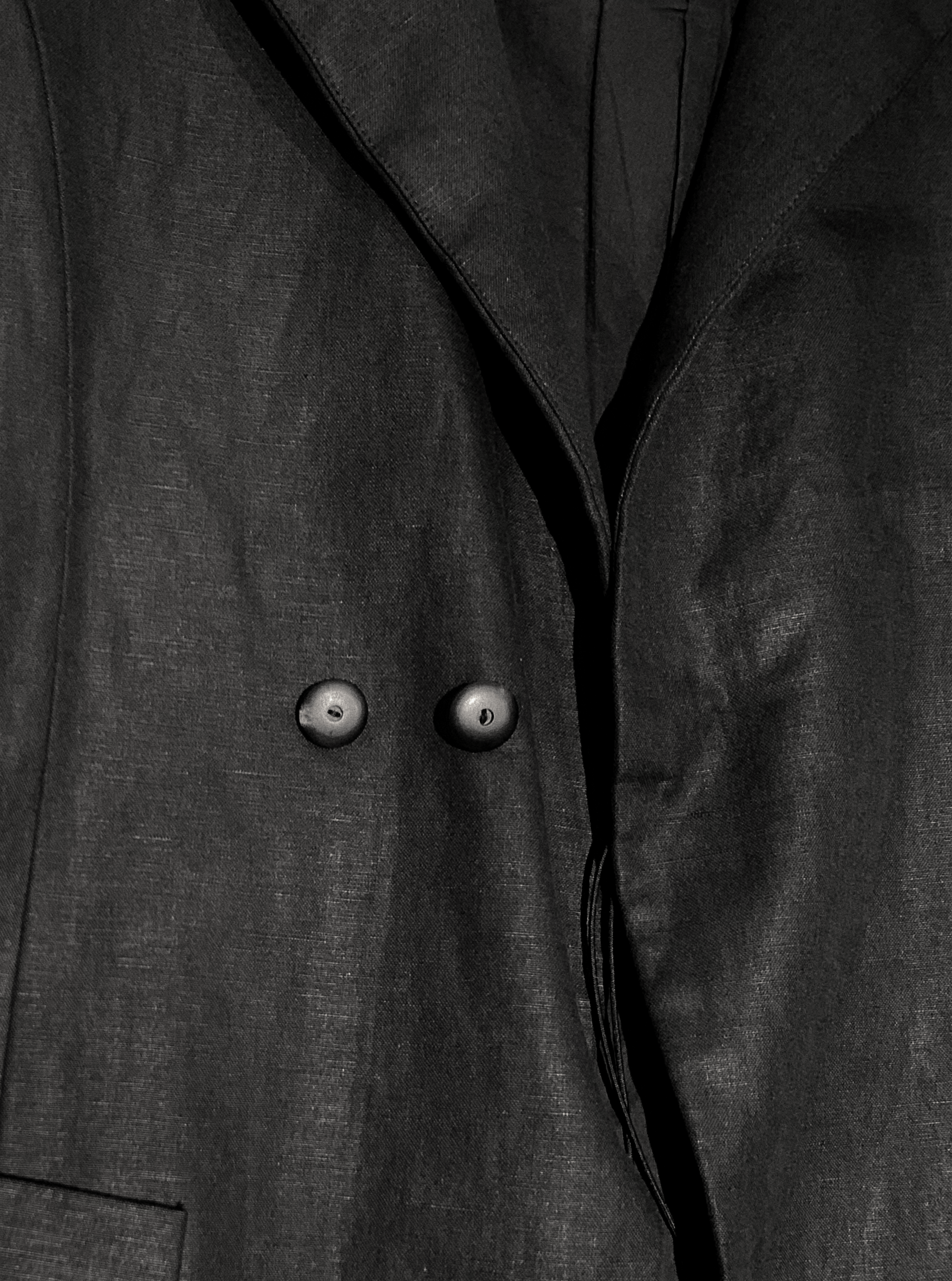 Individual Sentiments SS16 Hiyoku Single Breasted Blazer Jacket Cotton Linen Size US S / EU 44-46 / 1 - 6 Thumbnail