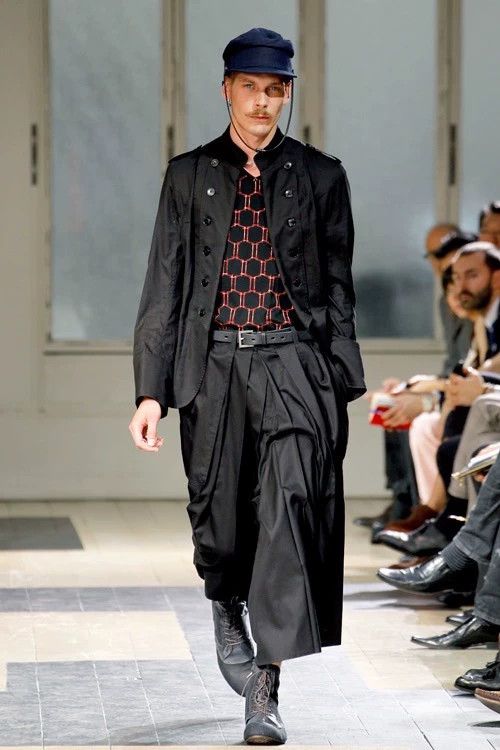 Yohji Yamamoto Yohji Yamamoto Spring/Summer 2012 Patchwork Napoleon Jacke Size US M / EU 48-50 / 2 - 1 Thumbnail