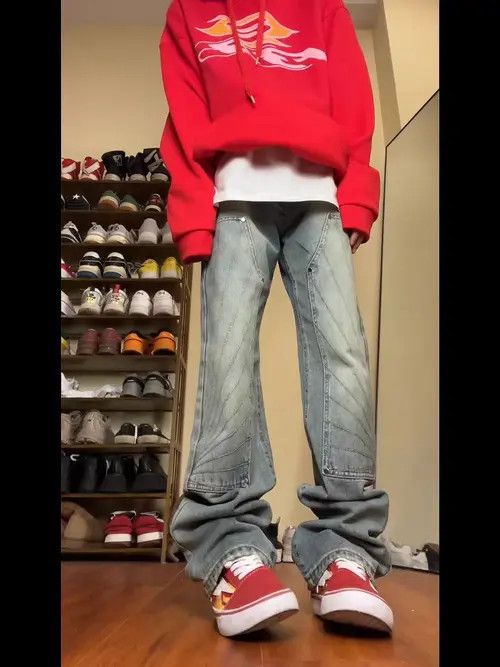 Japanese Brand Takako x Chisa Light Blue High Street Vintage Casual Jeans Size US 31 - 4 Thumbnail