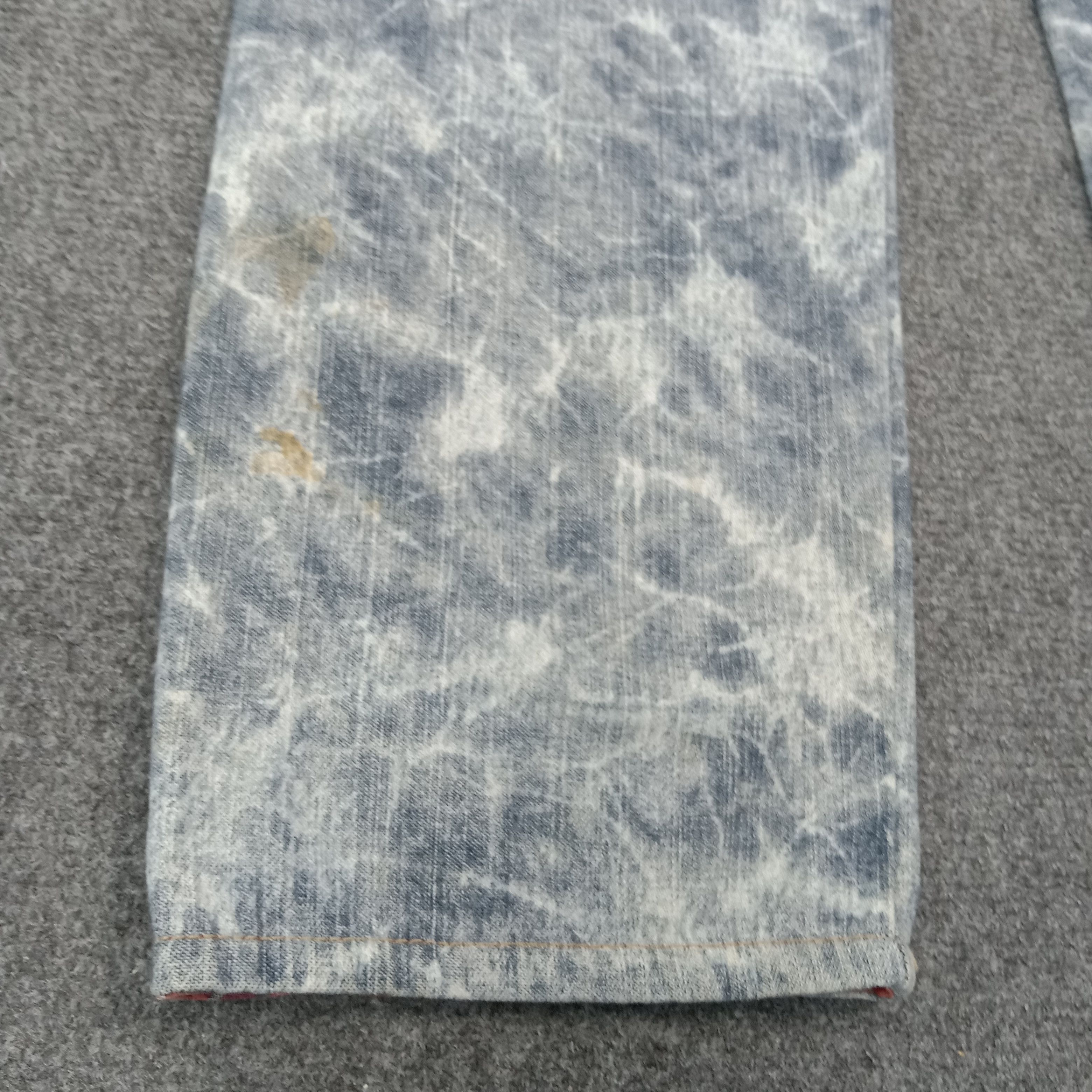 Number (N)ine Number Nine Japan Straight Acid Wash Denim C265N9 Size US 32 / EU 48 - 9 Thumbnail