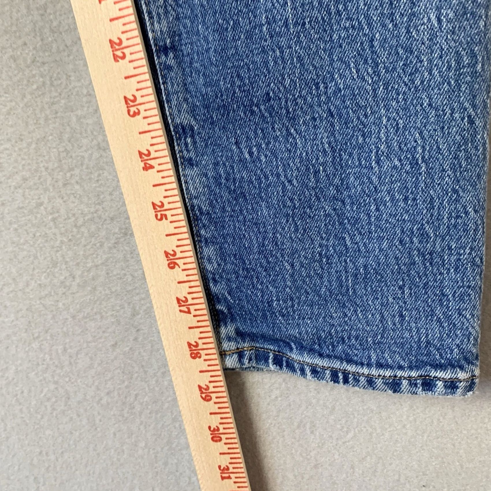 Madewell Madewell Jeans Men 32x30 Blue Slim Distressed Stretch 5-Pocket Denim Regular Slim Mens Jeans Size US 32 / EU 48 - 6 Thumbnail