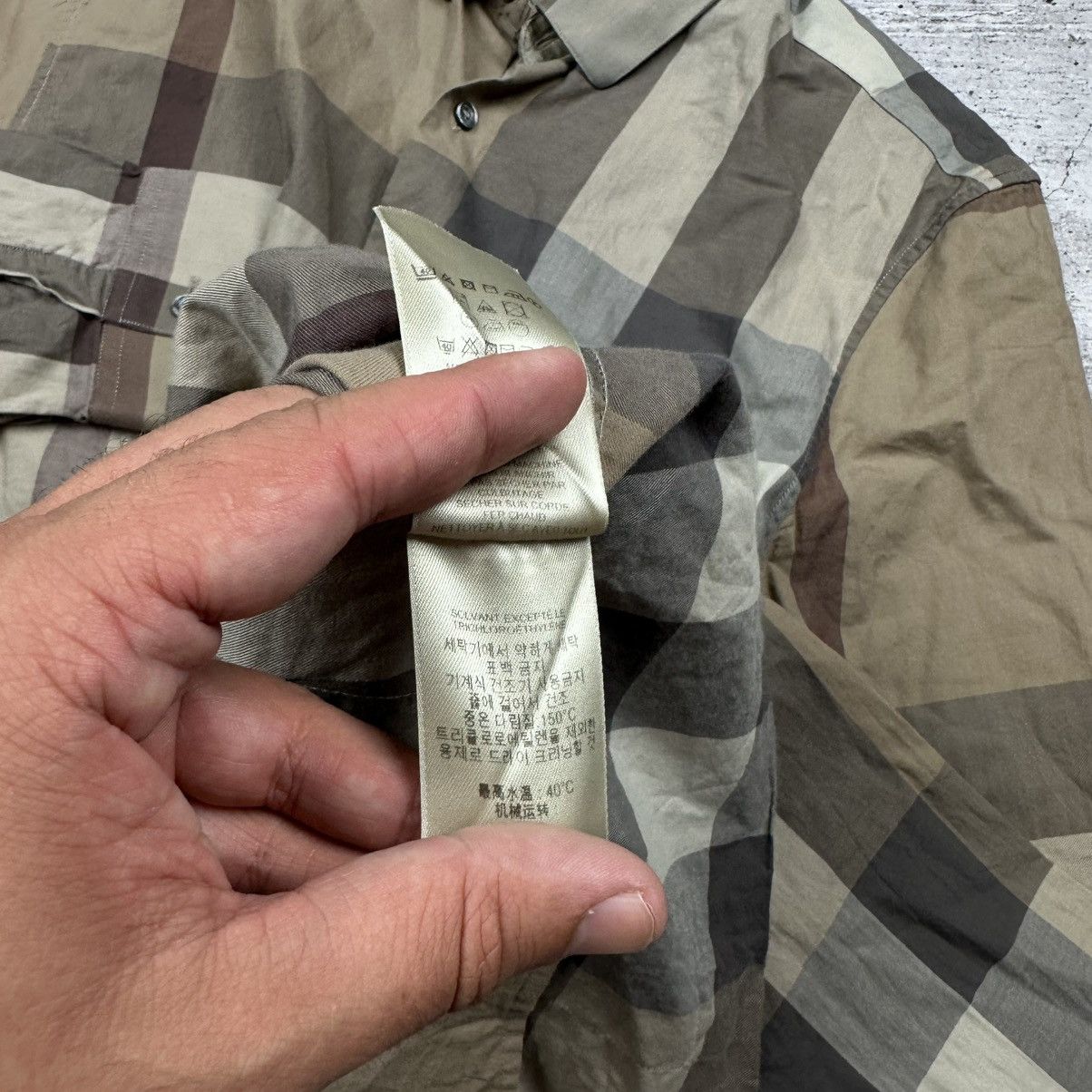 Burberry Burberry London Nova Check Full Patterned Button Up Shirt Size US M / EU 48-50 / 2 - 8 Thumbnail