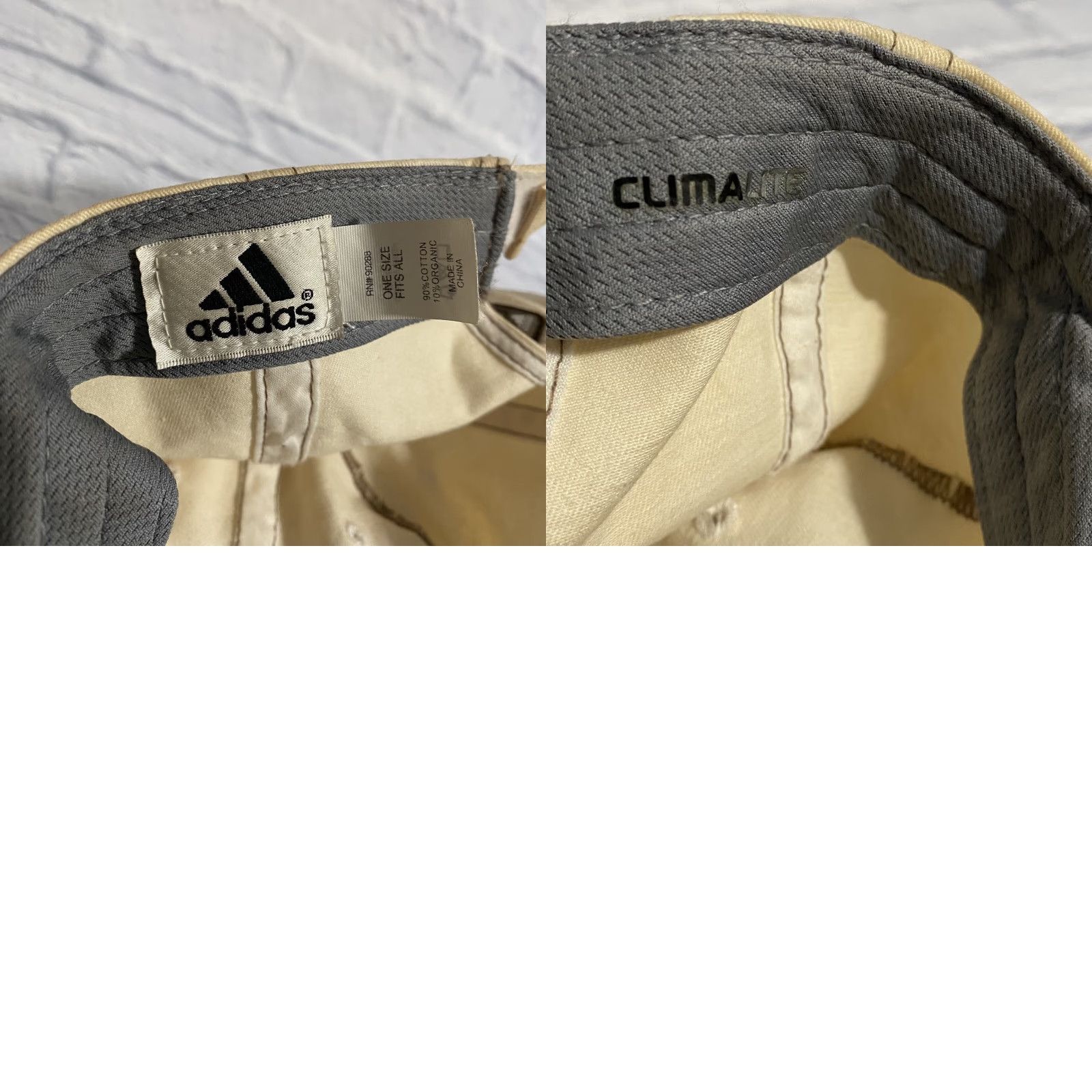 Adidas adidas Hat Womens Baseball Cap Climalite Logo Adjustable Beige Tan Cap Size ONE SIZE - 9 Thumbnail