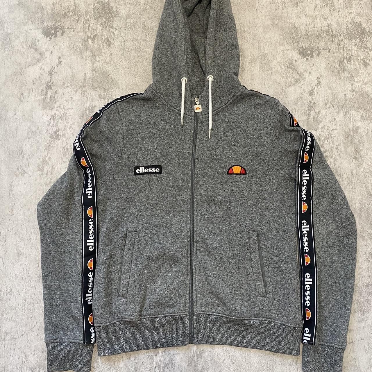 Ellesse Grey Ellesse zip up hoodie with embroidered logo Size US M / EU 48-50 / 2 - 1 Thumbnail