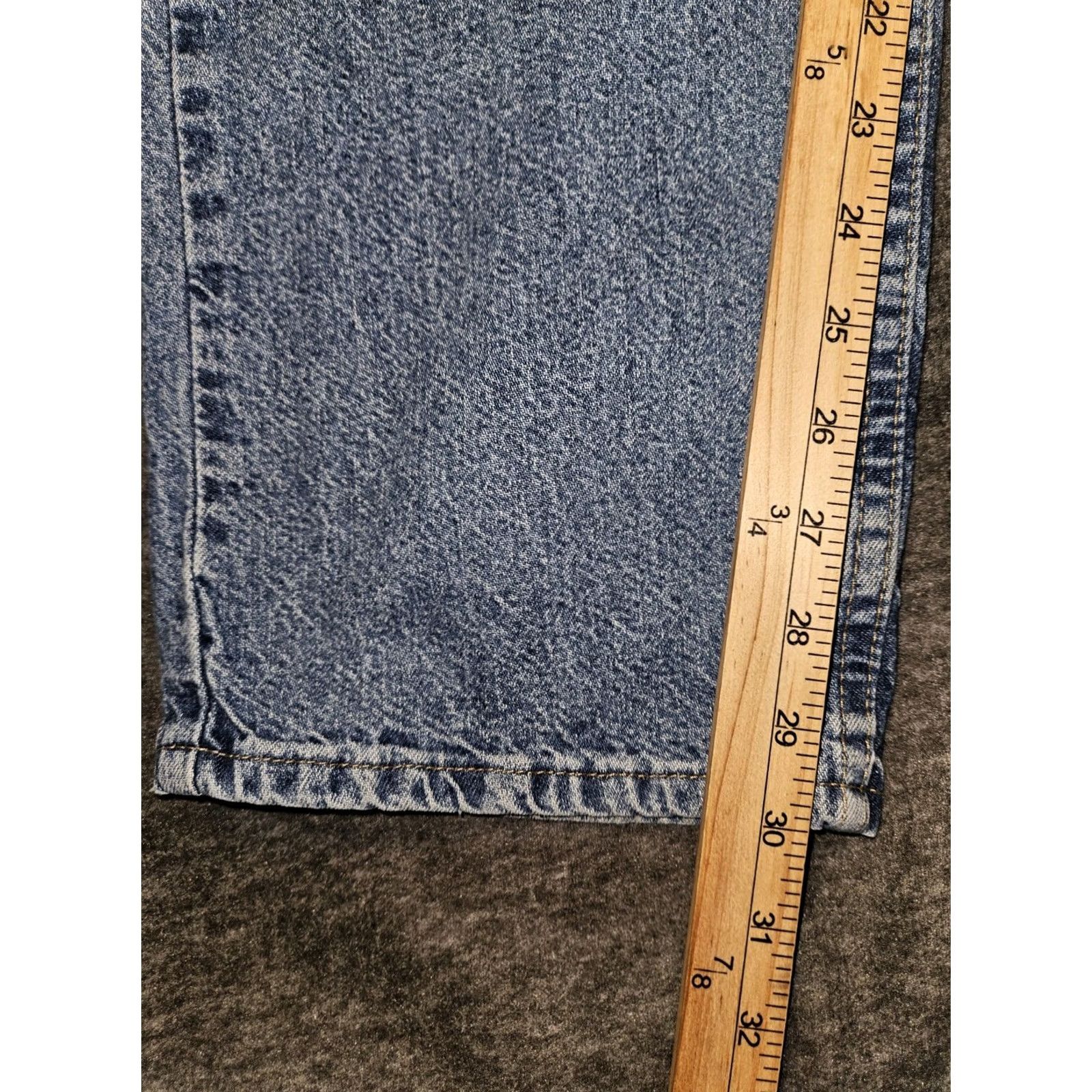 Wrangler VINTAGE Wrangler Jeans Women's 16x32 Blue 90s Cowboy USA Tapered Regular High Rise Denim 100% Cotton Size 38" / US 16 / IT 52 - 5 Thumbnail