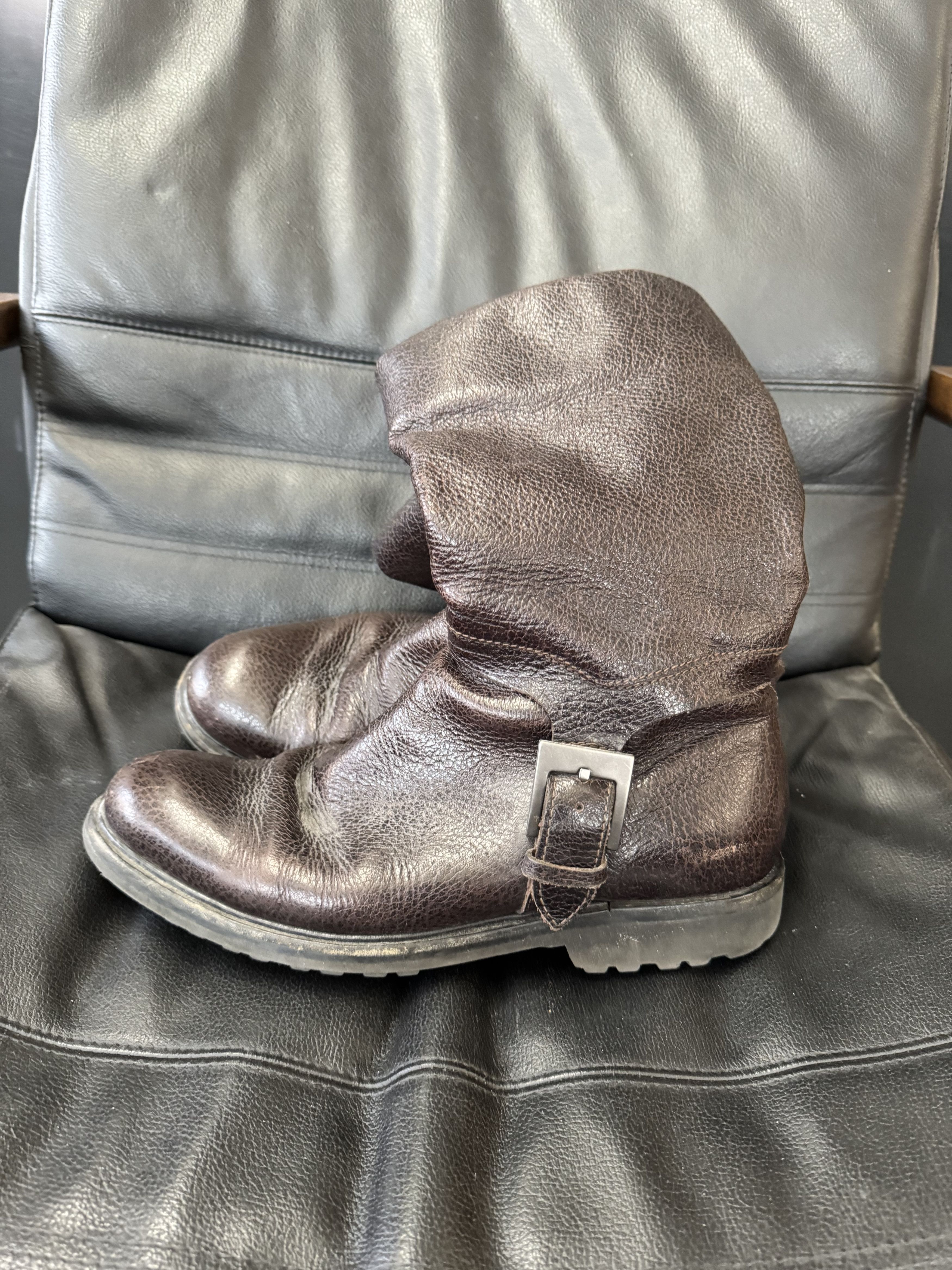 Emporio Armani Boots with buckle and fur lining Size US 9.5 / EU 42-43 - 18 Thumbnail