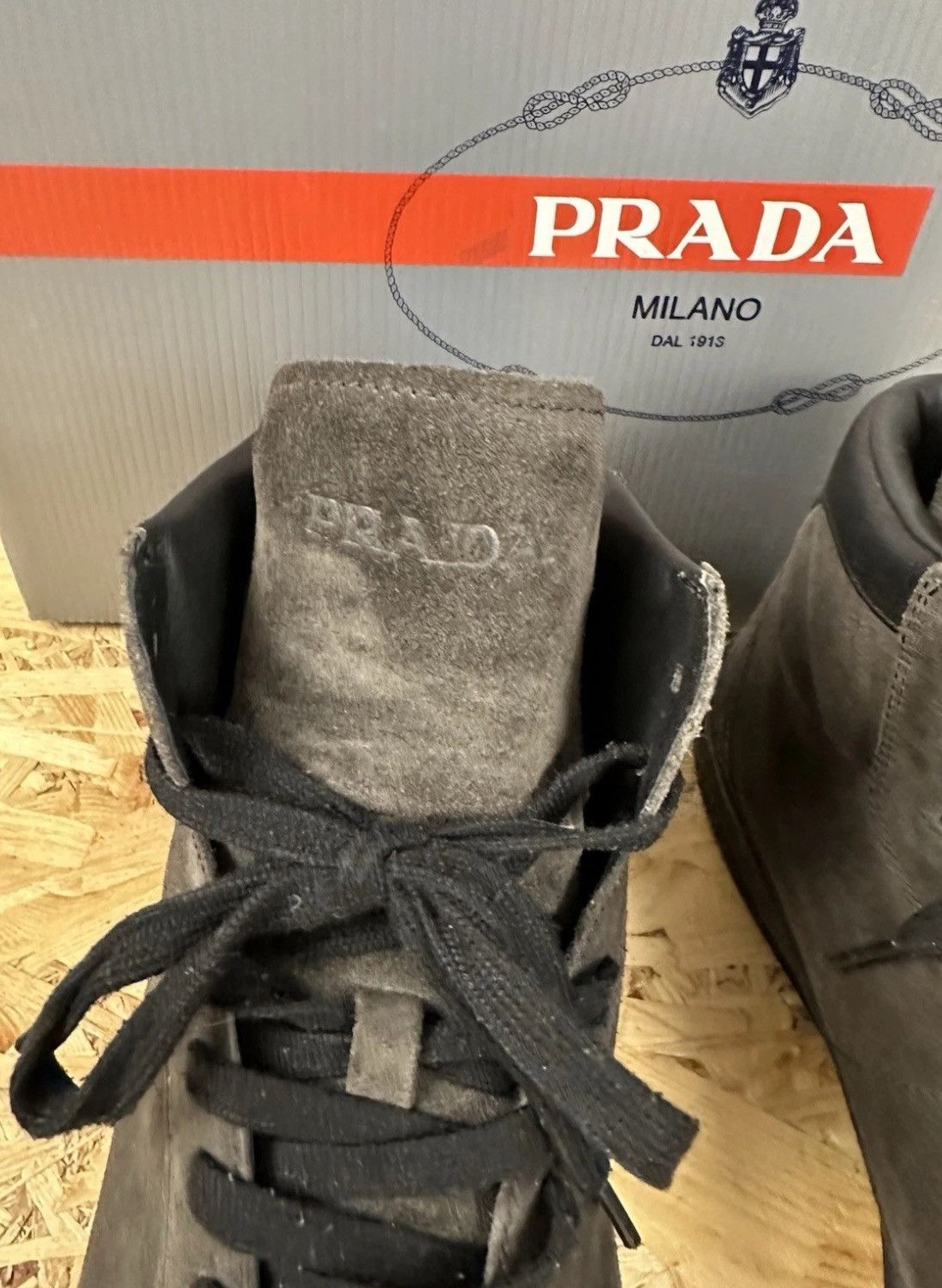 Prada Prada boots size 11,5 dark gray Size US 11.5 / EU 44-45 - 2 Thumbnail
