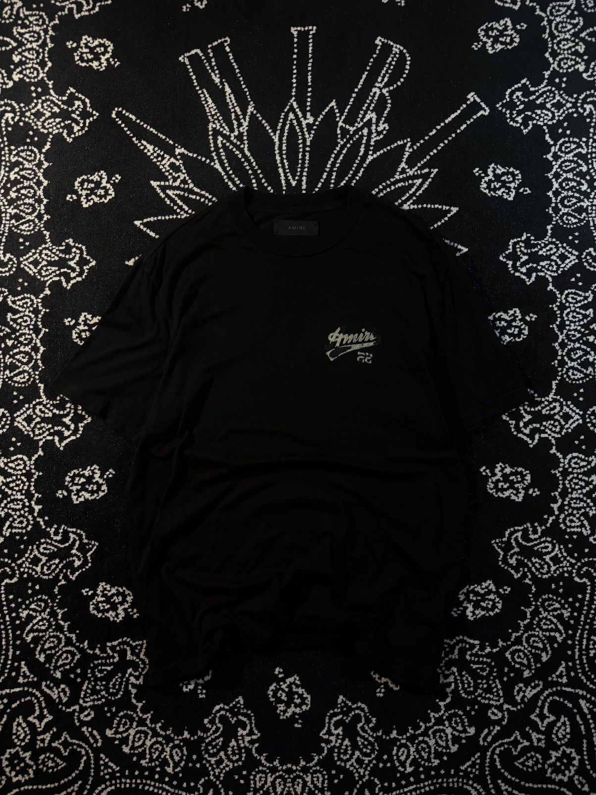 Amiri AMIRI “22” SCRIPT LOGO TEE Size US M / EU 48-50 / 2 - 2 Thumbnail