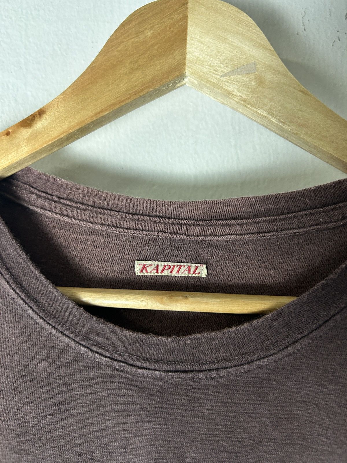 Kapital Kapital Brown Pocket Tee Shirt Size US M / EU 48-50 / 2 - 5 Thumbnail