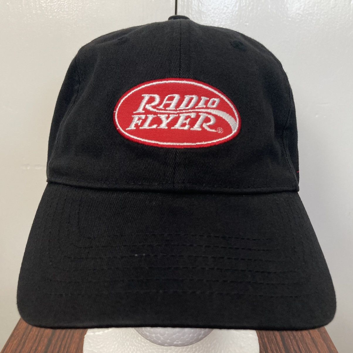 Vintage RADIO FLYER BASEBALL STRAPBACK HAT CAP EMBROIDERED RED WAGON Size ONE SIZE - 1 Thumbnail