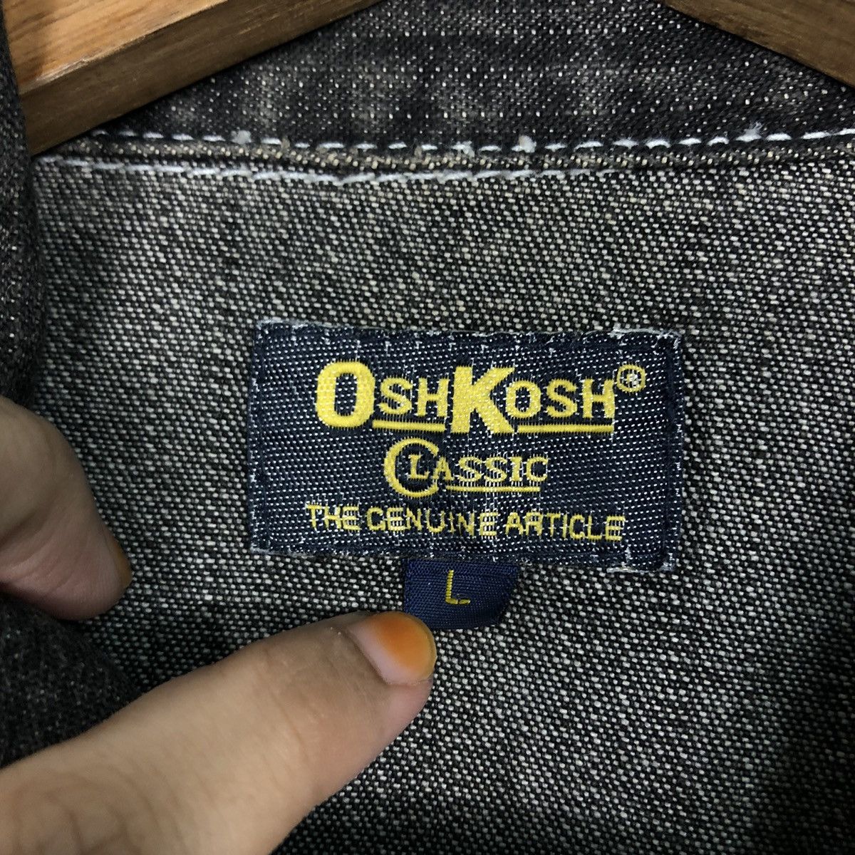 Oshkosh 📌Vintage Coverall Worker Denim Oshkosh Indigo Union Made Size US 38 / EU 54 - 19 Thumbnail