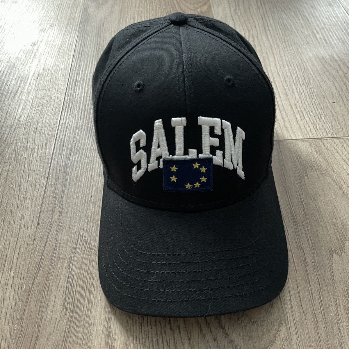 image of Band Tees x Drain Gang S4Lem Flag Hat Black, Men's