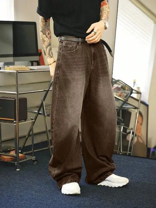 Jean Retro Y2k Denim Jeans Relaxed Fit Size US 34 / EU 50 - 3 Thumbnail