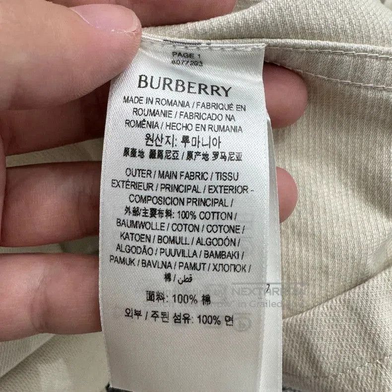 Burberry Burberry Pocket Denim Long Sleeve Shirt. Size US L / EU 52-54 / 3 - 4 Thumbnail