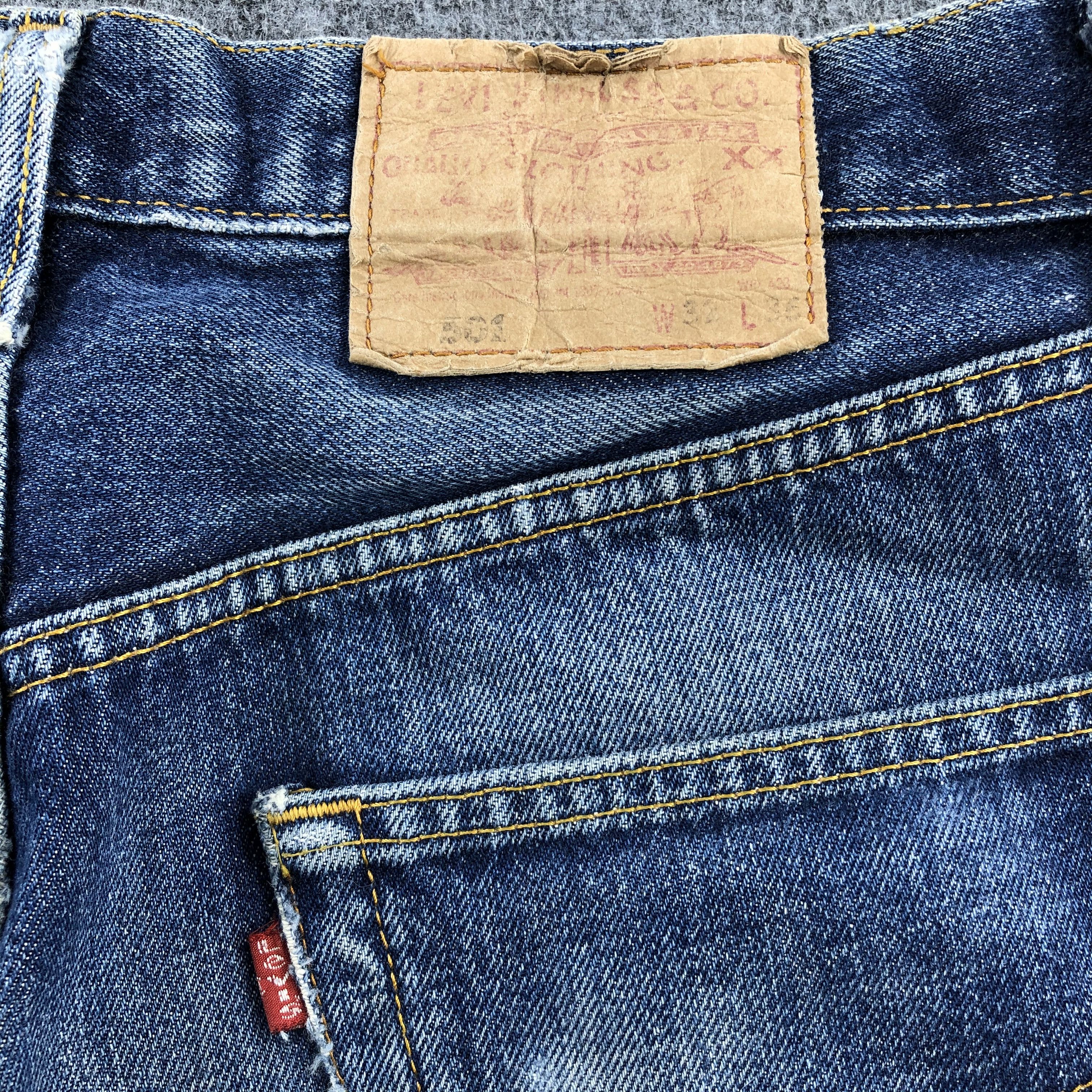 Levi's Vintage 90s Distress Levis 501 Jeans-JM1348 Size US 31 - 6 Thumbnail