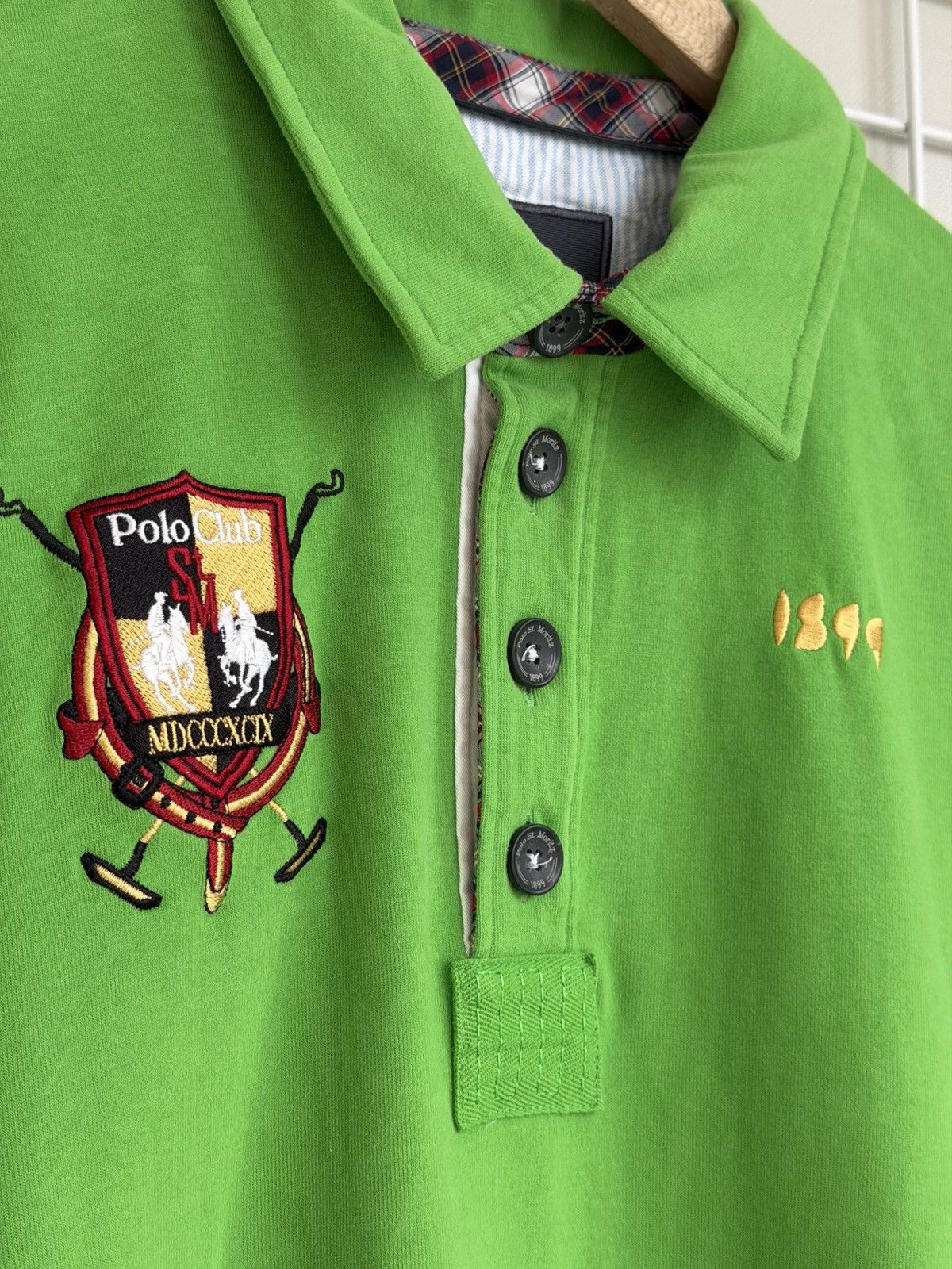 Vintage St. Moritz 1899 Polo Club Rugby Shirt Mens Size XXL/XL Size US XXL / EU 58 / 5 - 12 Thumbnail