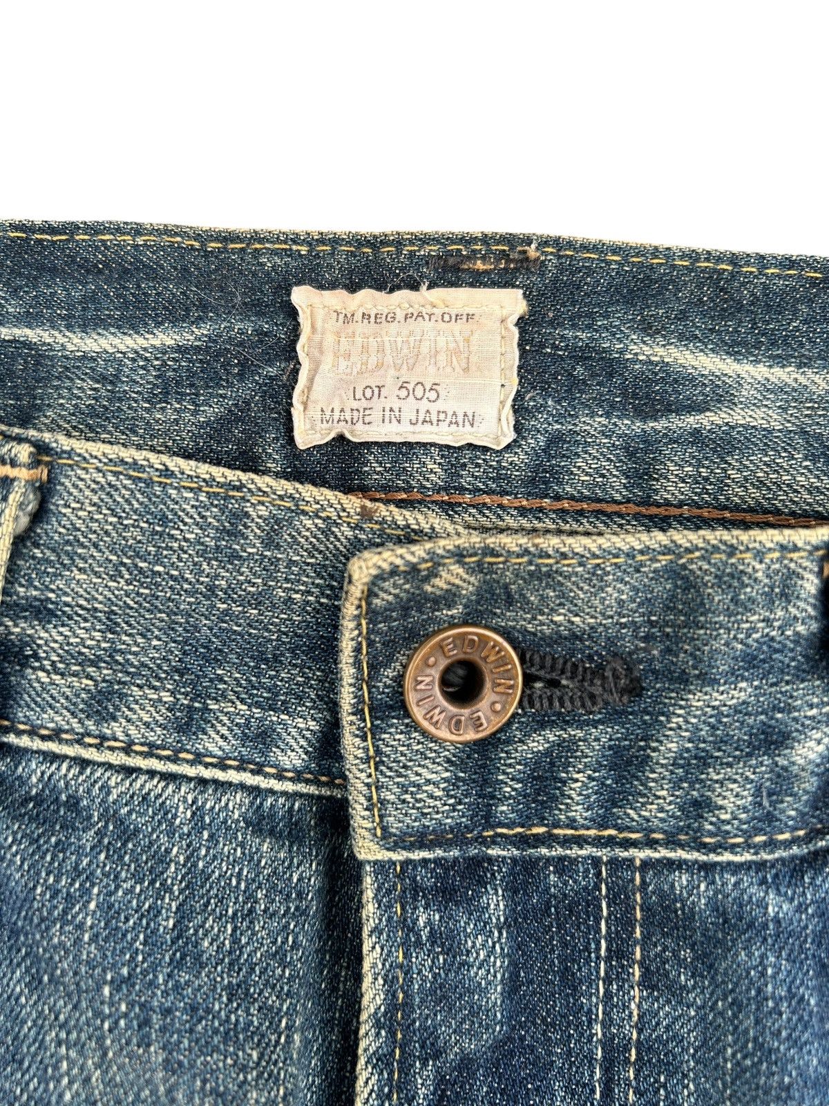 Kapital Vintage Edwin 505 Selvedge Dirty Patina Denim Jeans Size US 32 / EU 48 - 4 Thumbnail