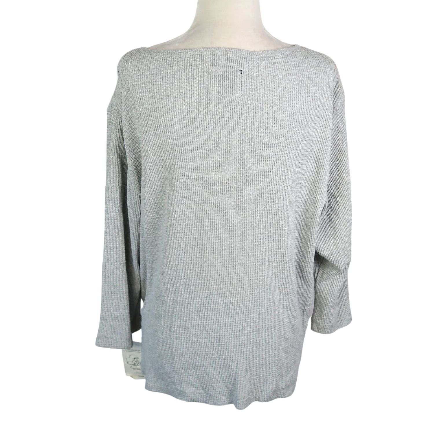 Vintage VINTAGE Michael Leu Lighthouse Art Grey Thermal 3/4 Sleeve T-Shirt Top S NWT Women, 90s Nautical Bird Nature Casual Shirt Size S / US 4 / IT 40 - 4 Thumbnail