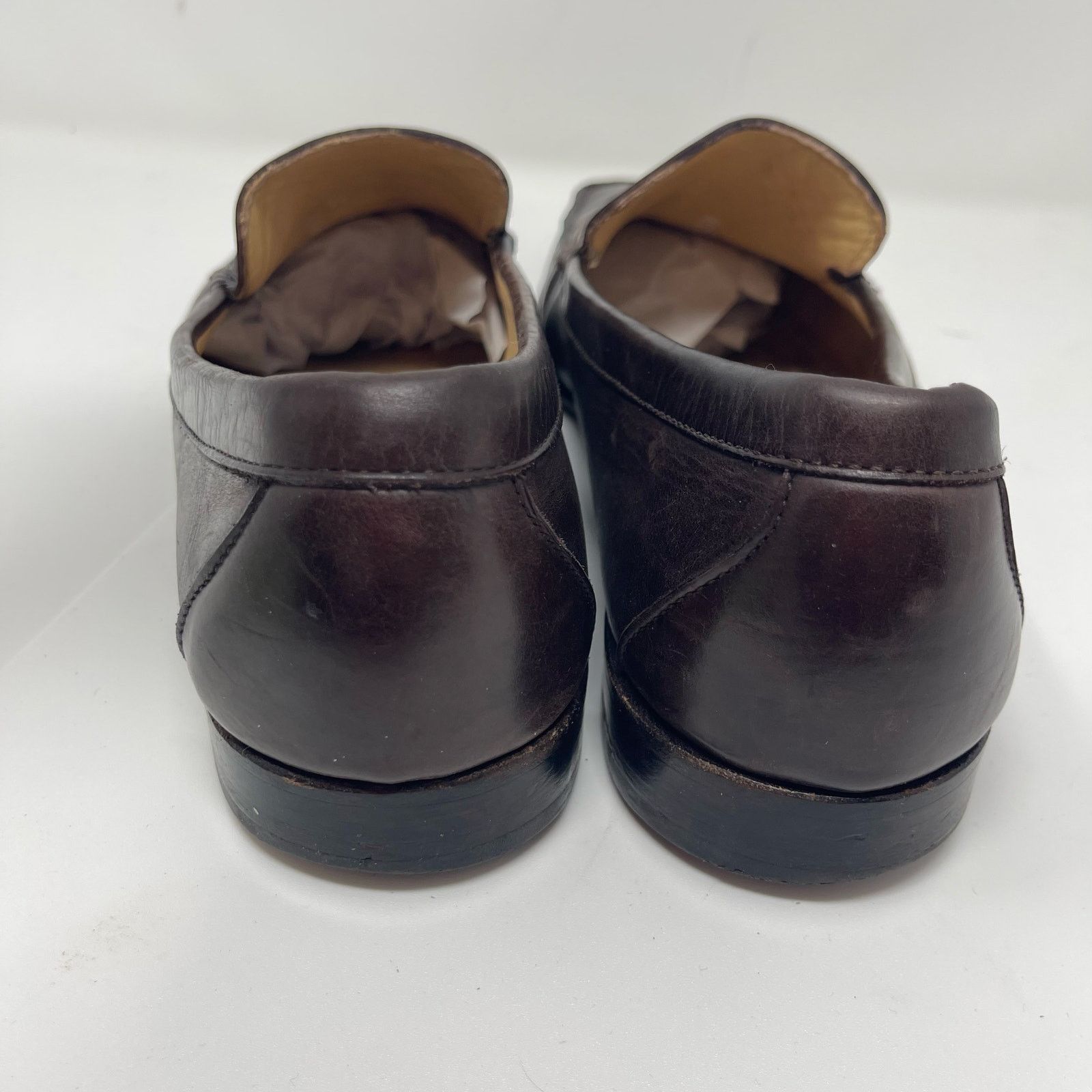 Allen Edmonds Allen Edmonds Campbell Brown Leather Dress Shoes Loafers 12 Size US 12 / EU 45 - 6 Thumbnail