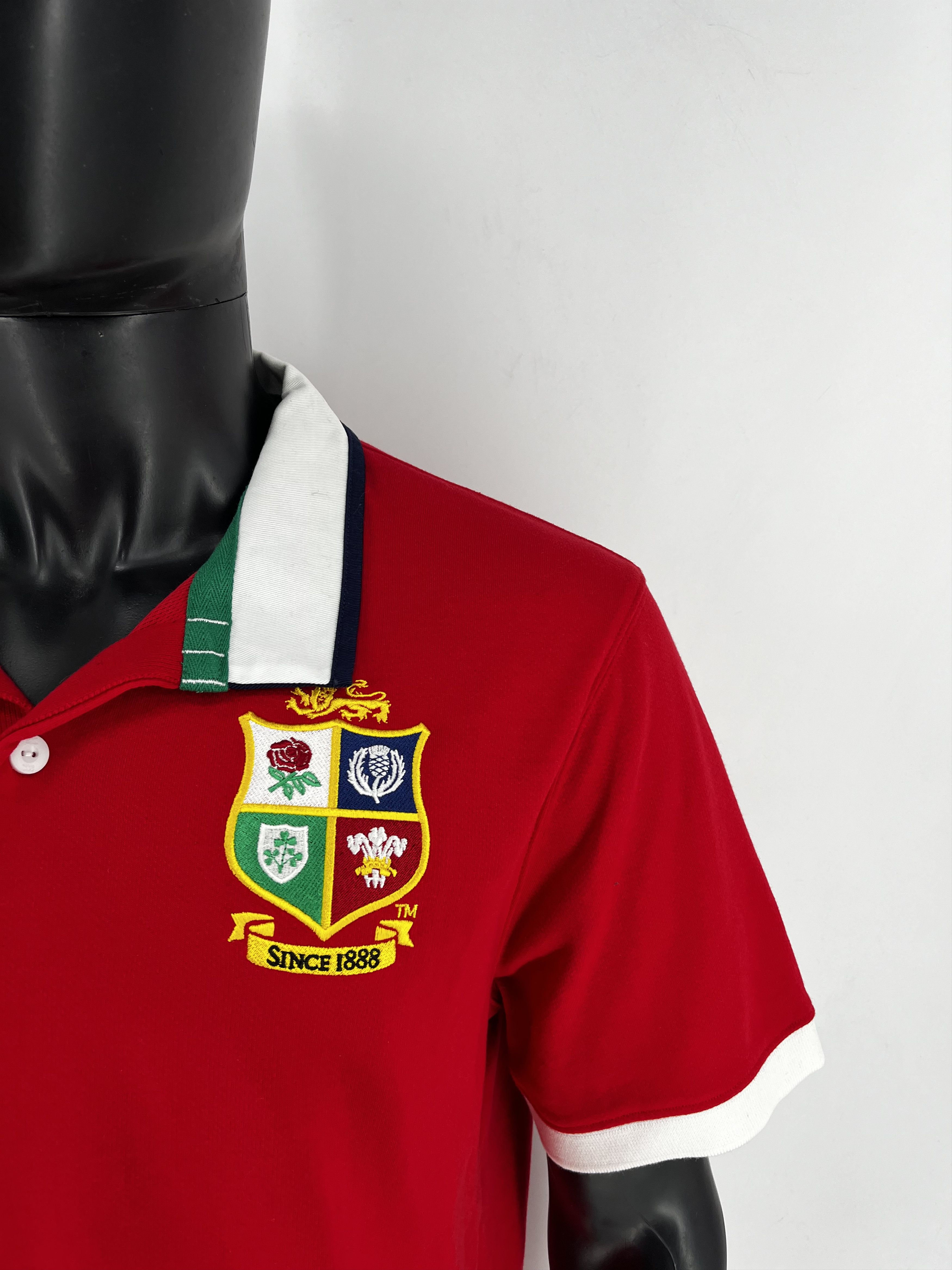 Canterbury of New Zealand × Vintage Canterbury British & Irish Lions Rugby Polo Shirt Men's Size US L / EU 52-54 / 3 - 7 Thumbnail