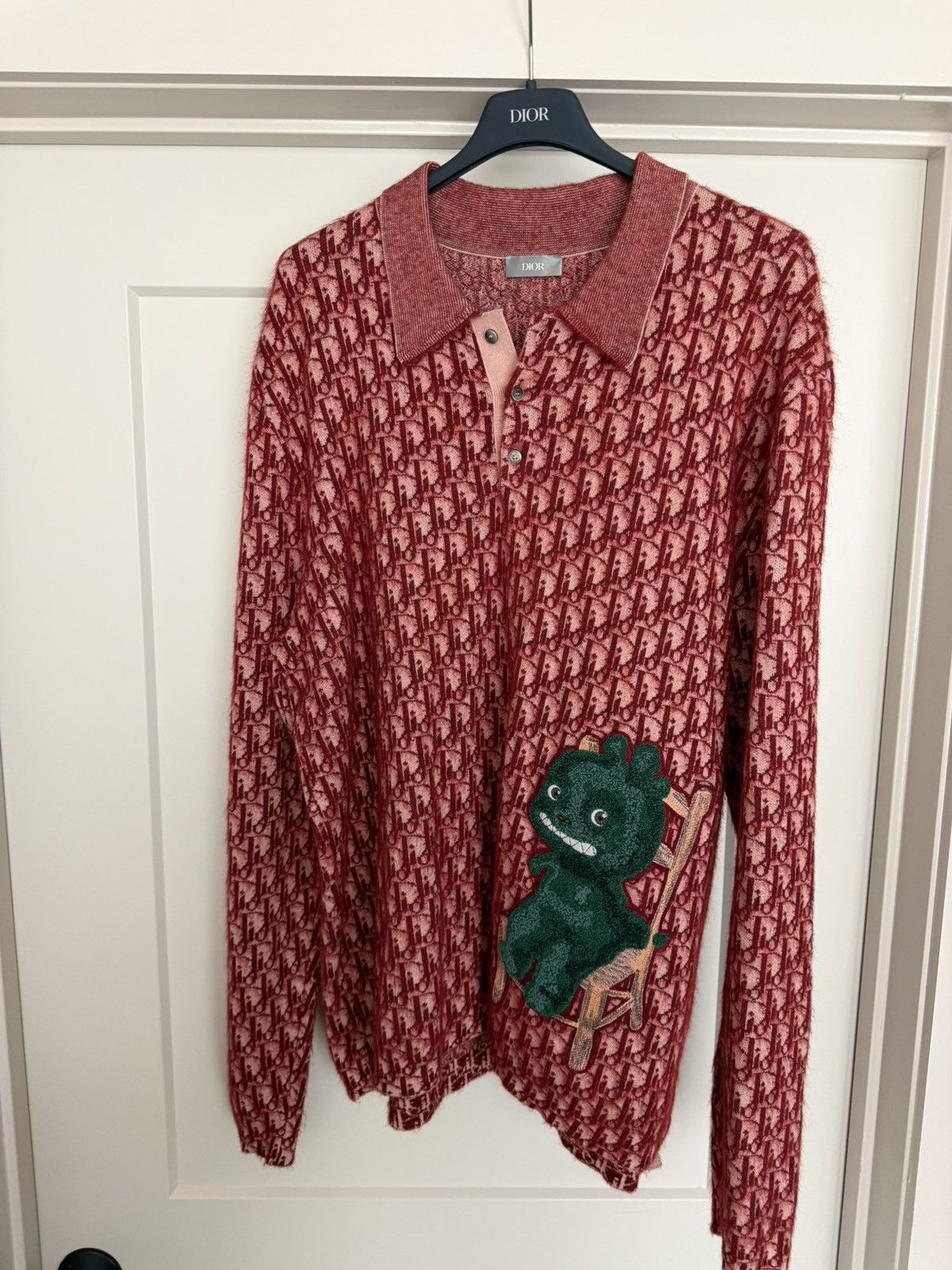 Dior DIOR LONG SLEEVE POLO Size US XL / EU 56 / 4 - 8 Thumbnail
