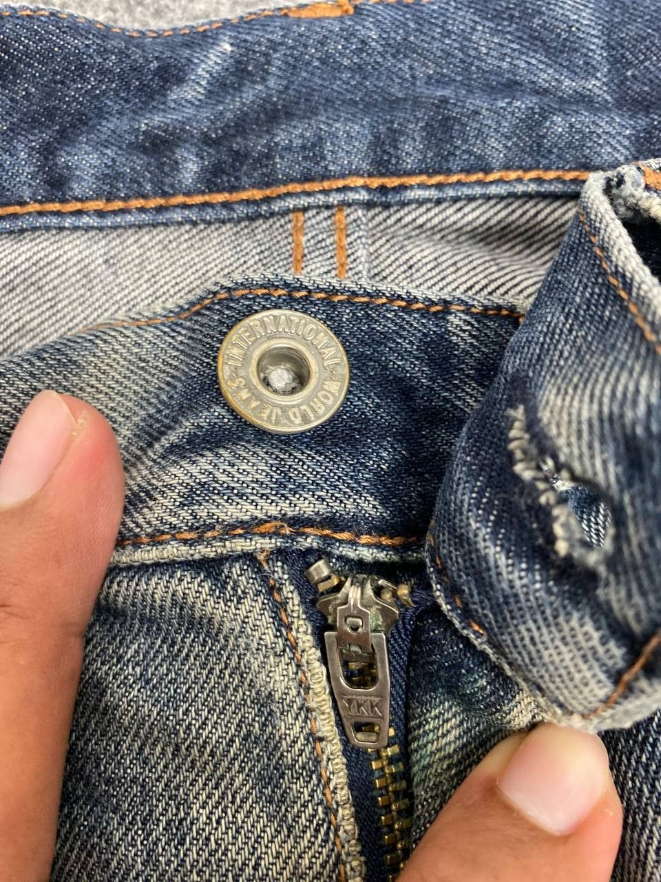 Japanese Brand japanese brand distressed denim nice design Size US 33 - 14 Thumbnail