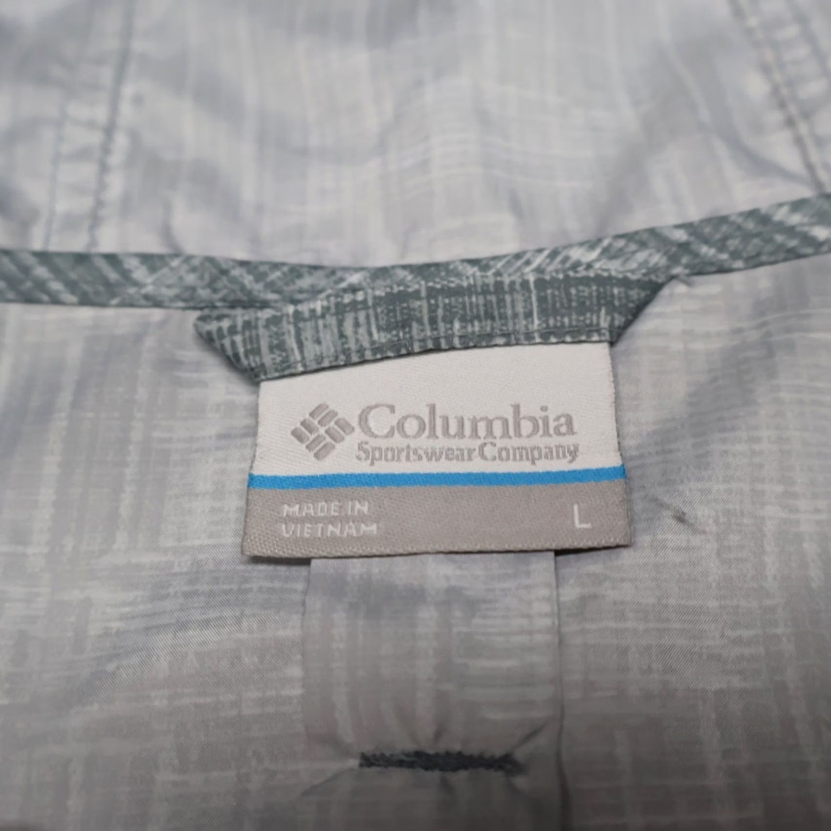Vintage Columbia Jacket Womens Large Gray Full Zip Light Sleeve Hit Size L / US 10 / IT 46 - 7 Thumbnail