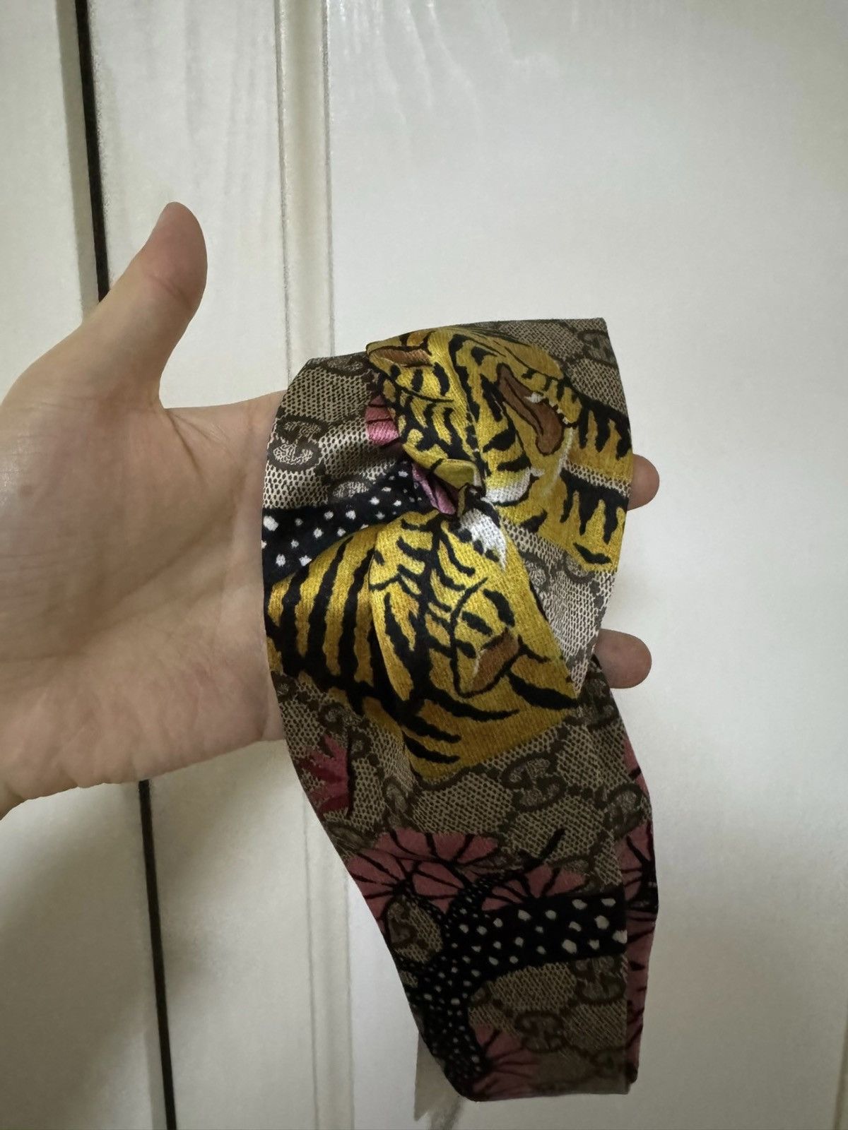 Gucci Gucci Bengal tiger silk headband Size ONE SIZE - 6 Thumbnail