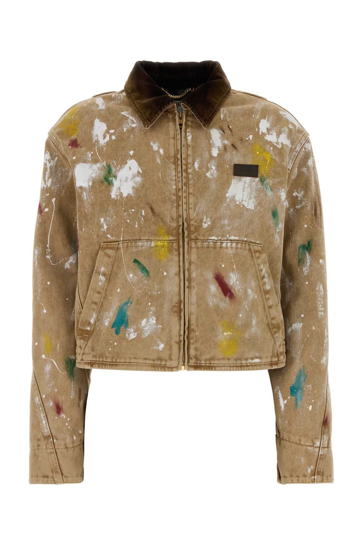Moschino Camel Cotton Jacket Size M / US 6-8 / IT 42-44 - 1 Thumbnail