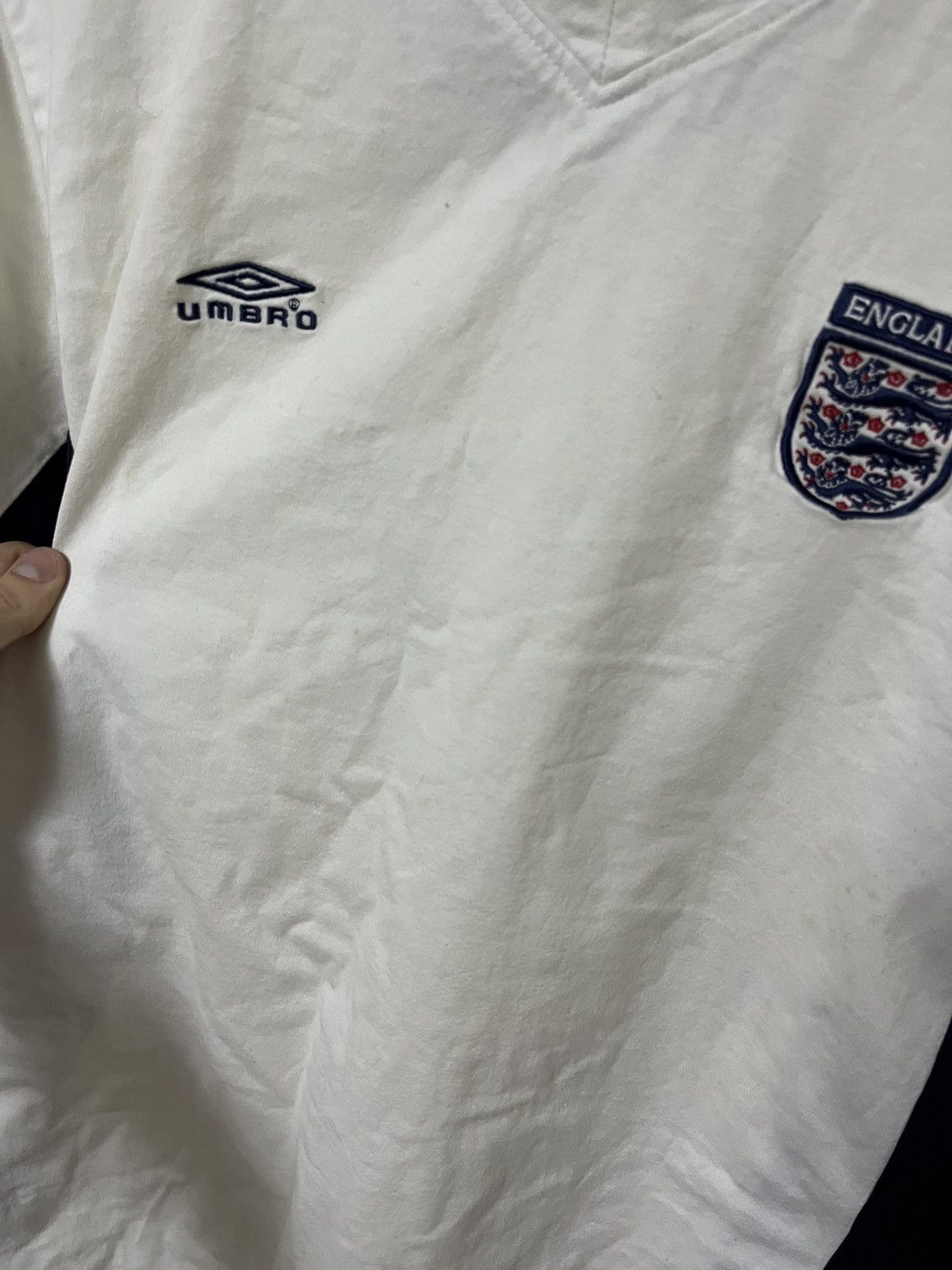 Umbro Umbro England Vintage 00s Training Jersey Size US M / EU 48-50 / 2 - 4 Thumbnail