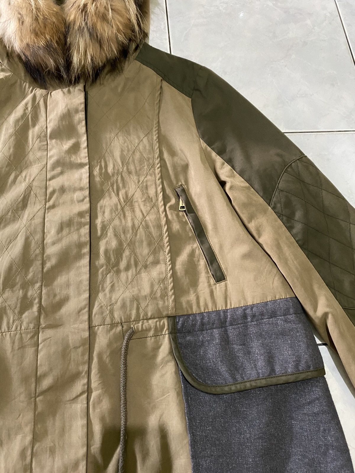 Japanese Brand Fur Us N Them Utility Hooded Colorblock Outdoor Military Size US XL / EU 56 / 4 - 5 Thumbnail