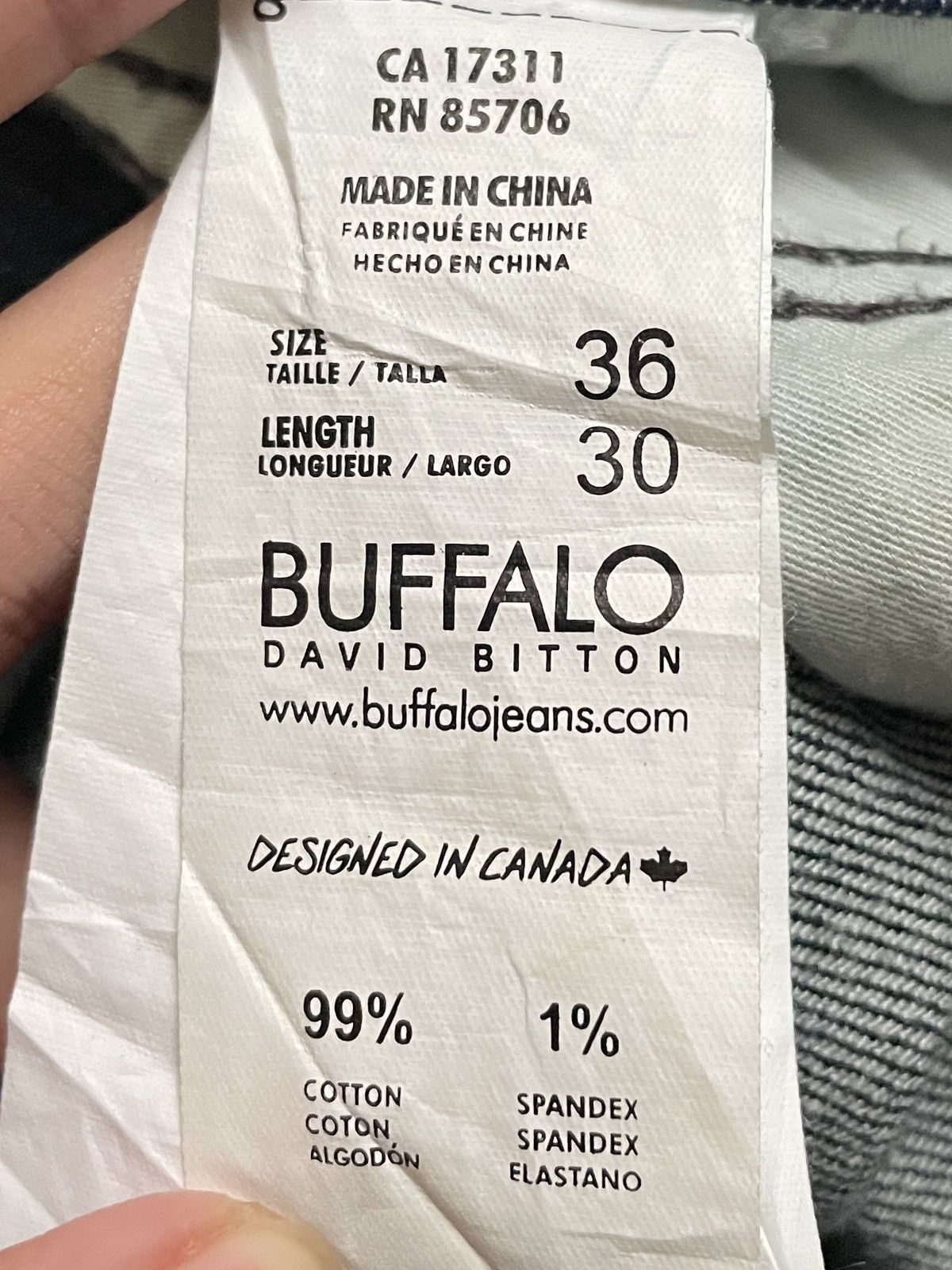 Buffalo David Bitton × If Six Was Nine × Vintage Vintage Brand Buffalo David Bitton Jeans 2000s Size US 36 / EU 52 - 16 Thumbnail