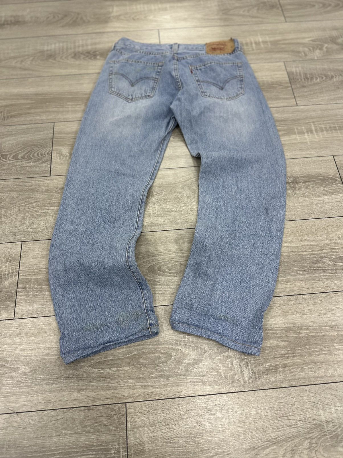 Levi's Levis 501 Baggy Wide Jeans 90s Streetwear Style Size US 32 / EU 48 - 3 Thumbnail