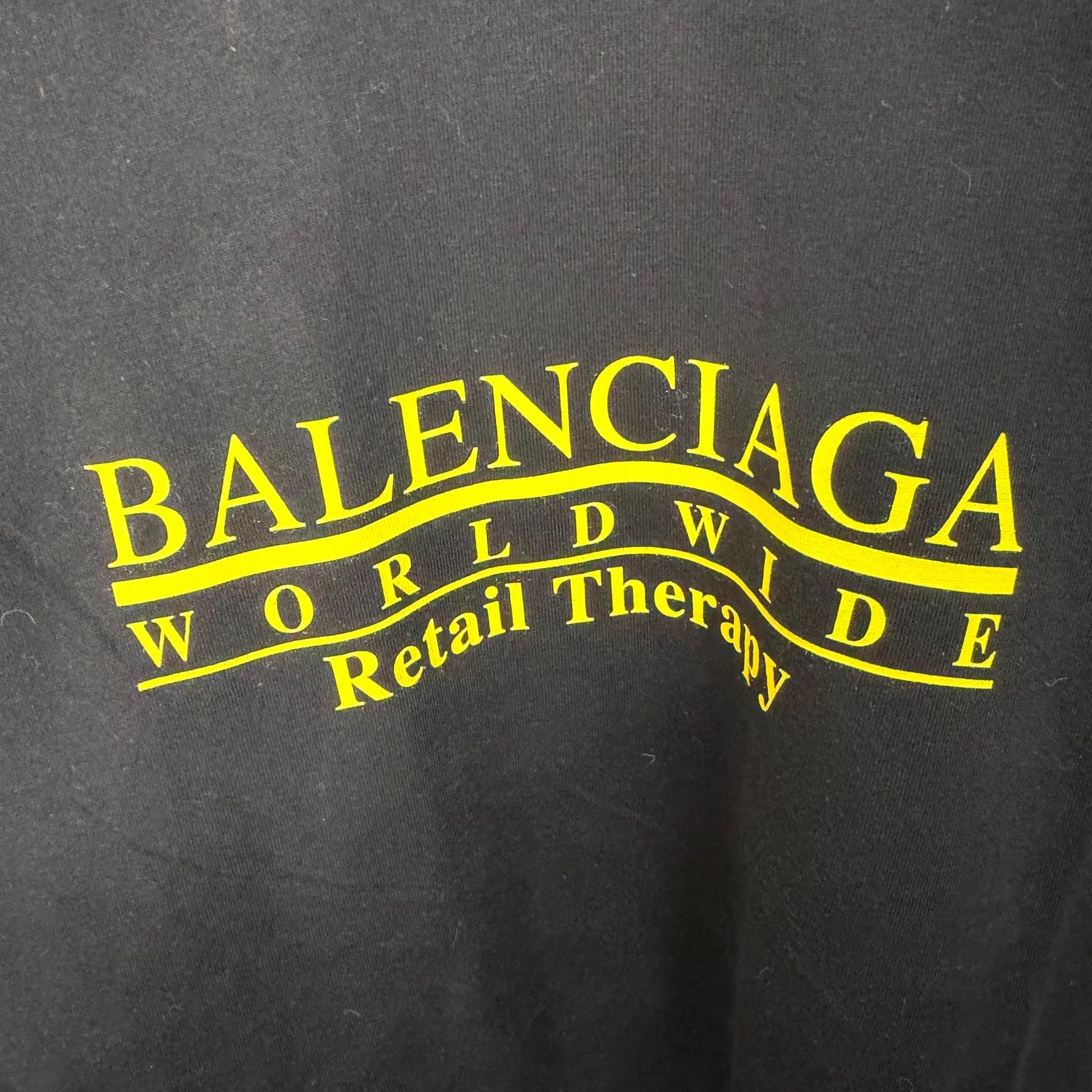 Balenciaga Balenciaga FW21 Logo Crew Short-Sleeve T-Shirt Black Unisex Size US L / EU 52-54 / 3 - 5 Thumbnail