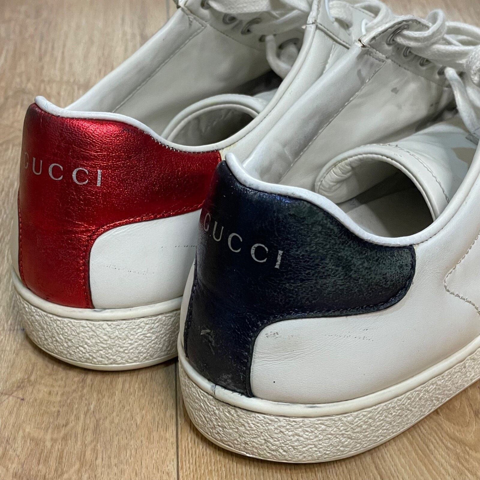Gucci Gucci Ace Sneakers Low-Top Trainers shoes leather womens Size US 8.5 / IT 38.5 - 14 Thumbnail