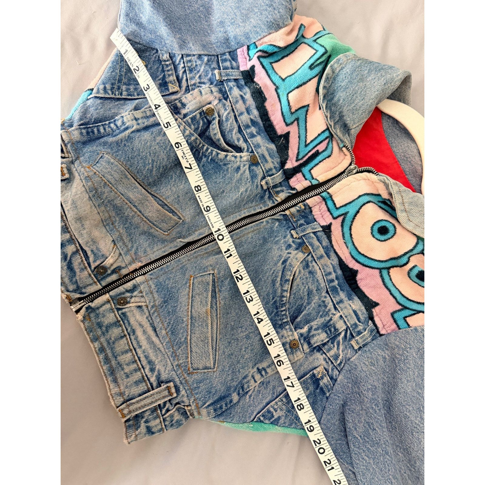 Too Cute Guetta Bros. 0260 Vtg 90s Too Cute Hollywood Tiny Toons Denim Jacket Size XS / US 0-2 / IT 36-38 - 9 Thumbnail