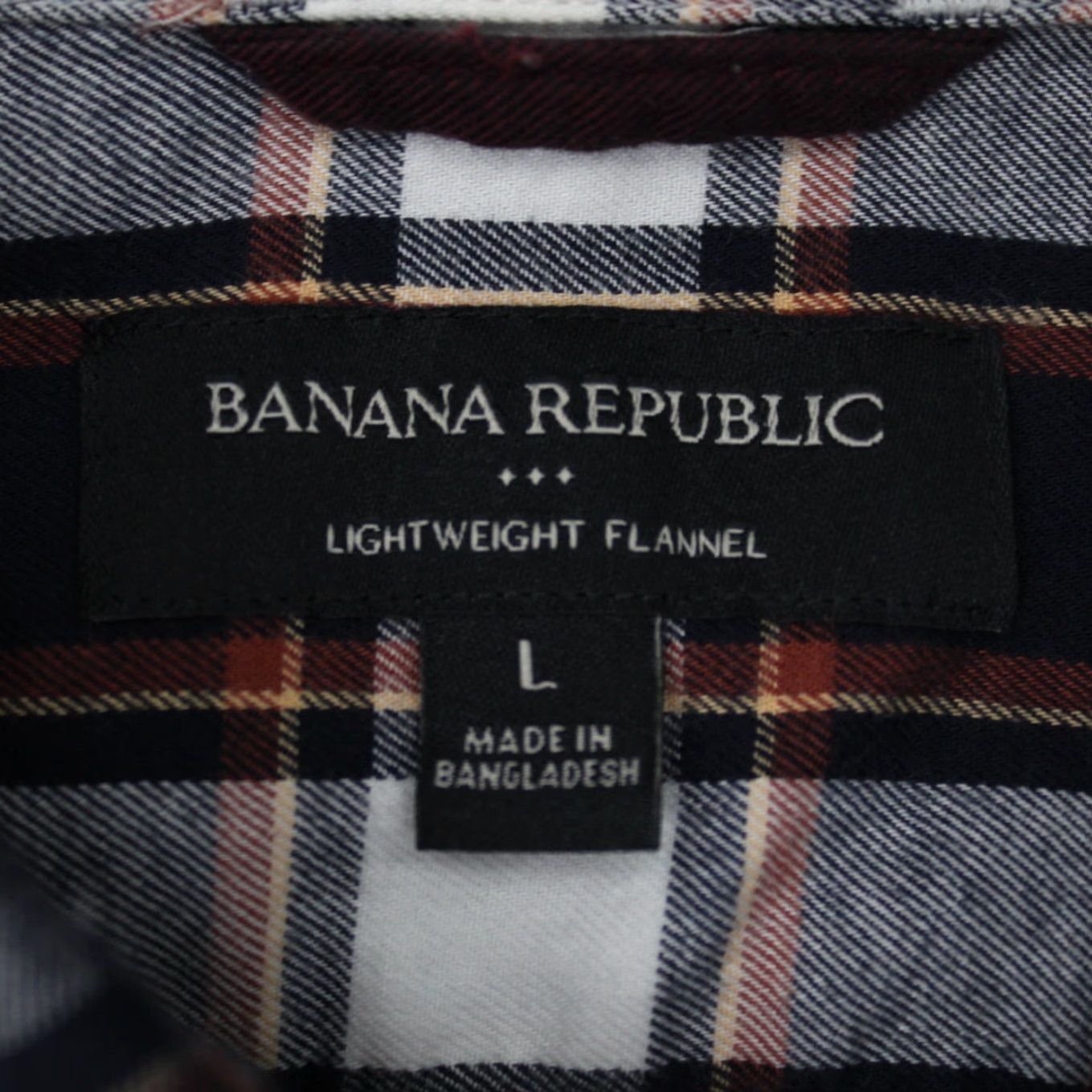 Banana Republic Banana Republic Shirt Mens Large Red/Blue Lightweight Flannel Long Sleeve Cotton Button-Up Plaid Classic Preppy Size US L / EU 52-54 / 3 - 7 Thumbnail