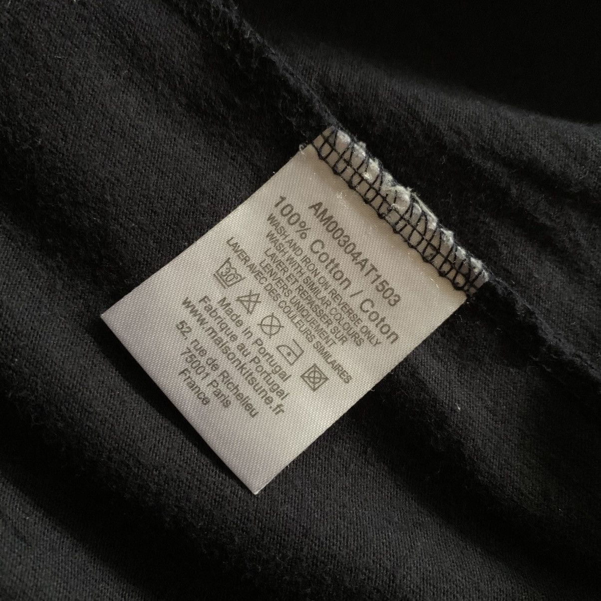 Maison Kitsune Maison Kitsune Tricolor Fox Logo Pocket T-Shirt Size US L / EU 52-54 / 3 - 4 Thumbnail