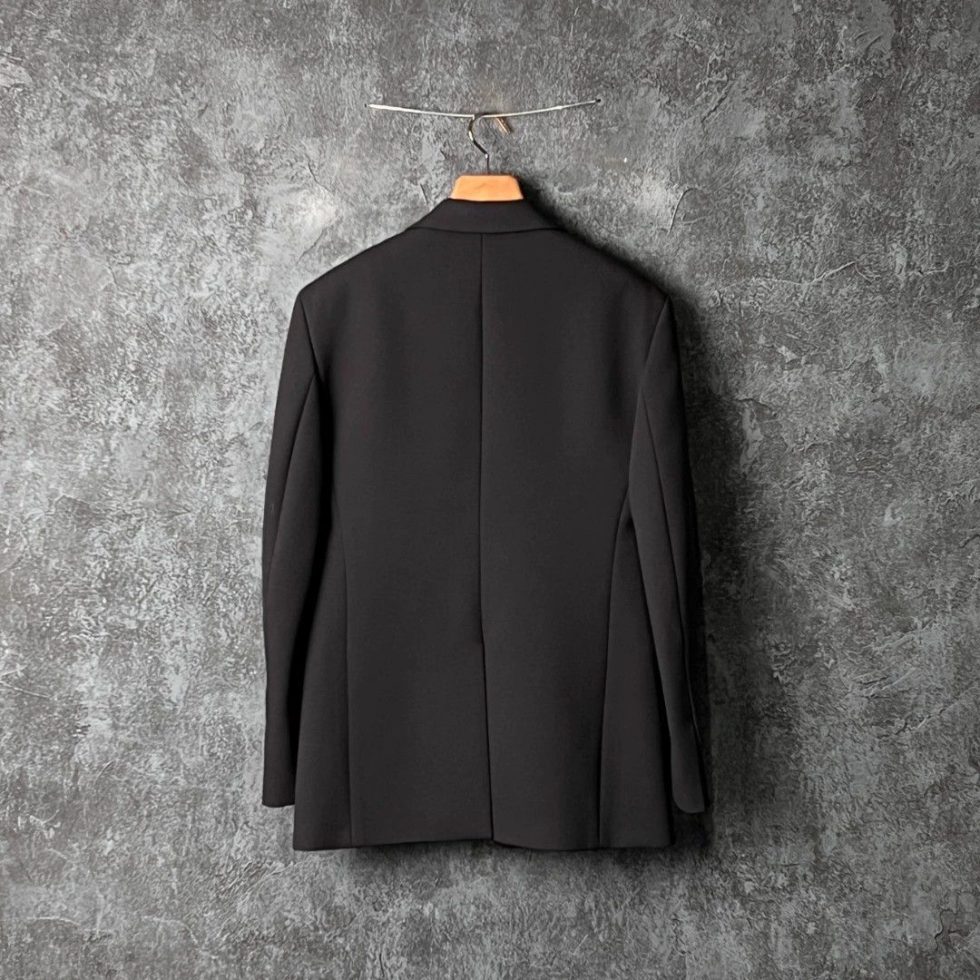 Salvatore Ferragamo Salvatore Ferragamo Black Wool Suit 46-54 Size 46S - 2 Thumbnail