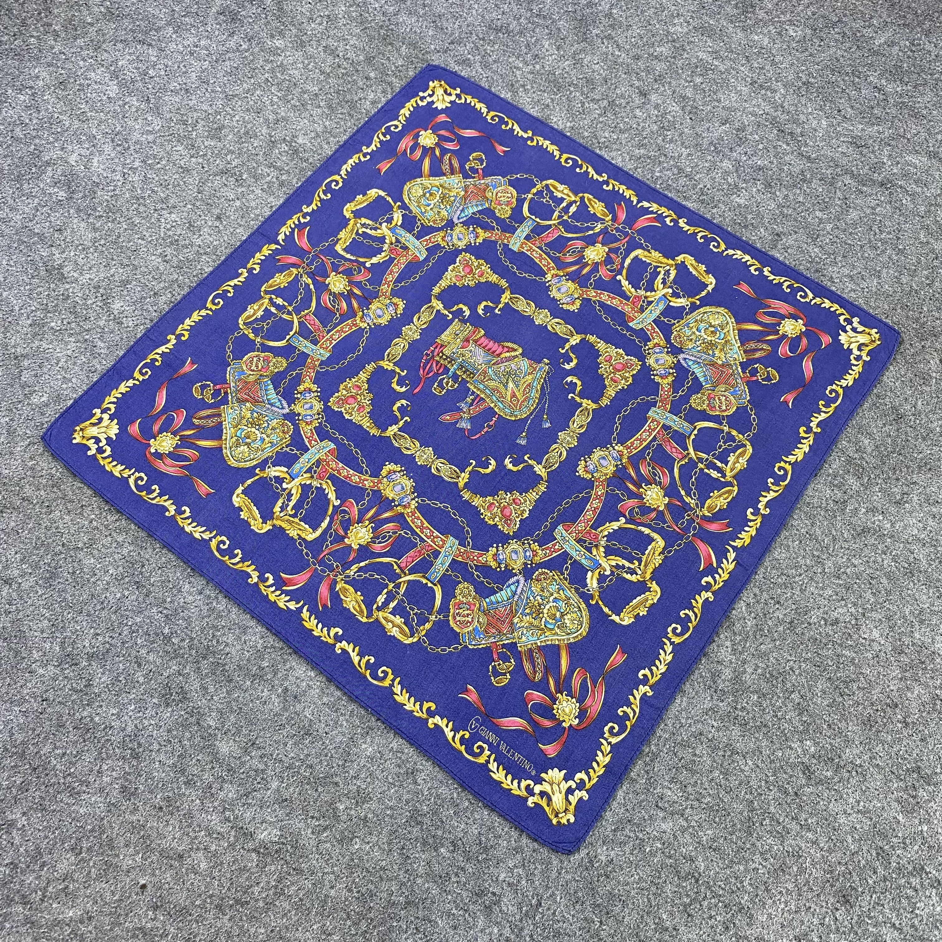 Gianni Valentino Gianni Valentino Handkerchief Neckerchief Bandana-B2022 Size ONE SIZE - 4 Thumbnail