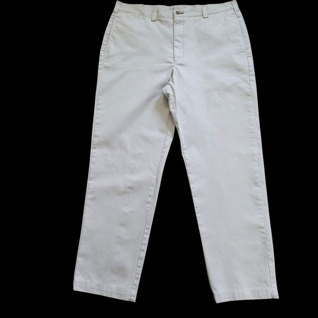 Tommy Hilfiger Tommy Hilfiger Men Beige Relaxed-Fit Chino Pants Size 38/32 Size US 38 / EU 54 - 1 Thumbnail