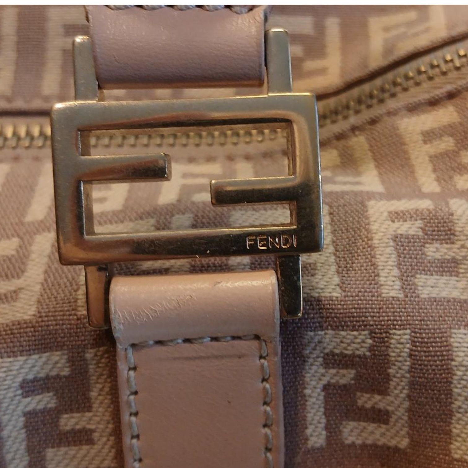 Fendi Fendi Zucchino Mini Boston Pink Handbag Size ONE SIZE - 15 Thumbnail