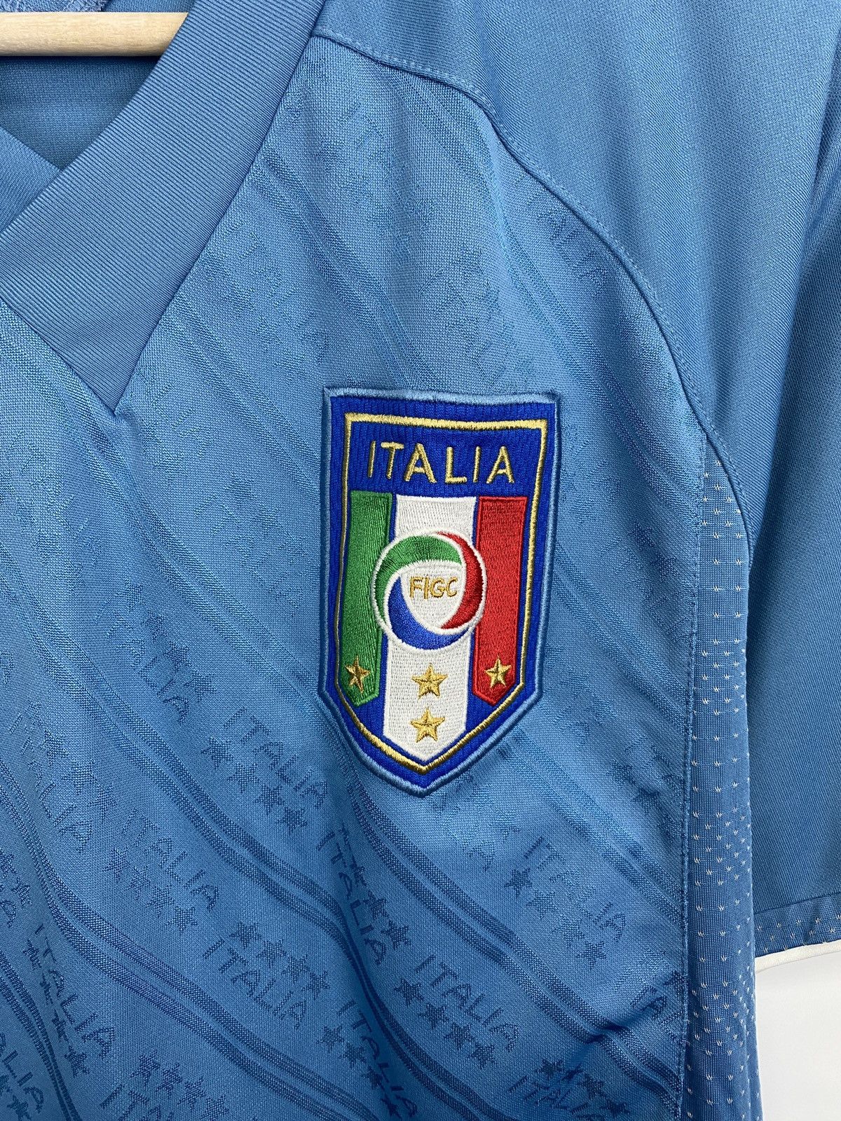 Puma 🇮🇹 Vintage 2009 Puma Italy Soccer Jersey T-Shirt Retro Rare Size US L / EU 52-54 / 3 - 4 Thumbnail