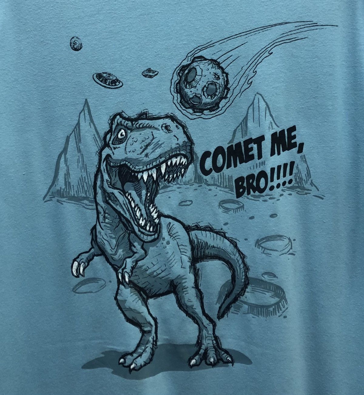 Vintage Vintage There Abouts T-Rex Comet Me, Bro!!!! T-Shirt Size US XXL / EU 58 / 5 - 3 Thumbnail