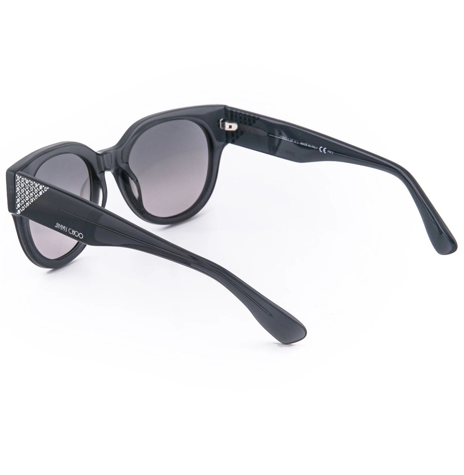 Jimmy Choo JIMMY CHOO OLA Translucent Grey Crystal Sunglasses Ola/S Size ONE SIZE - 2 Thumbnail