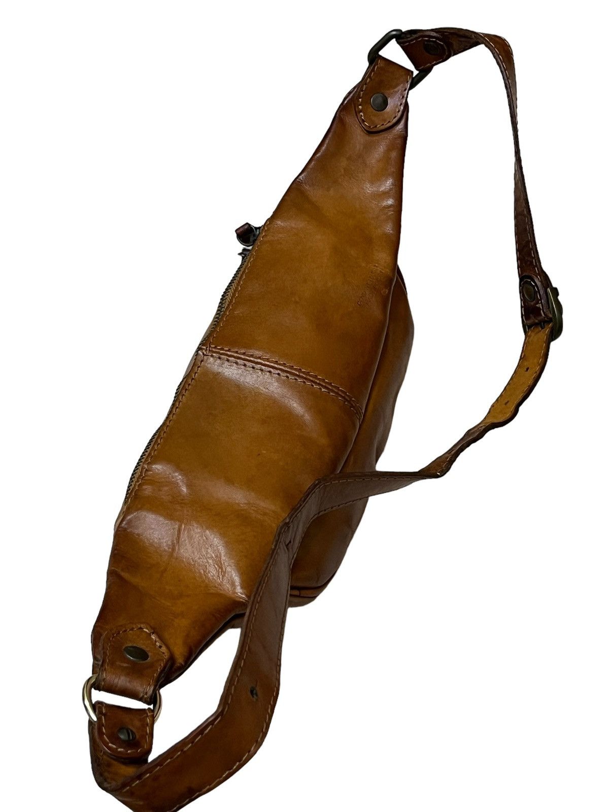 Genuine Leather VINTAGE I MEDICI FANNY PACK/WAIST BAG GENUINE LEATHER Size ONE SIZE - 3 Thumbnail
