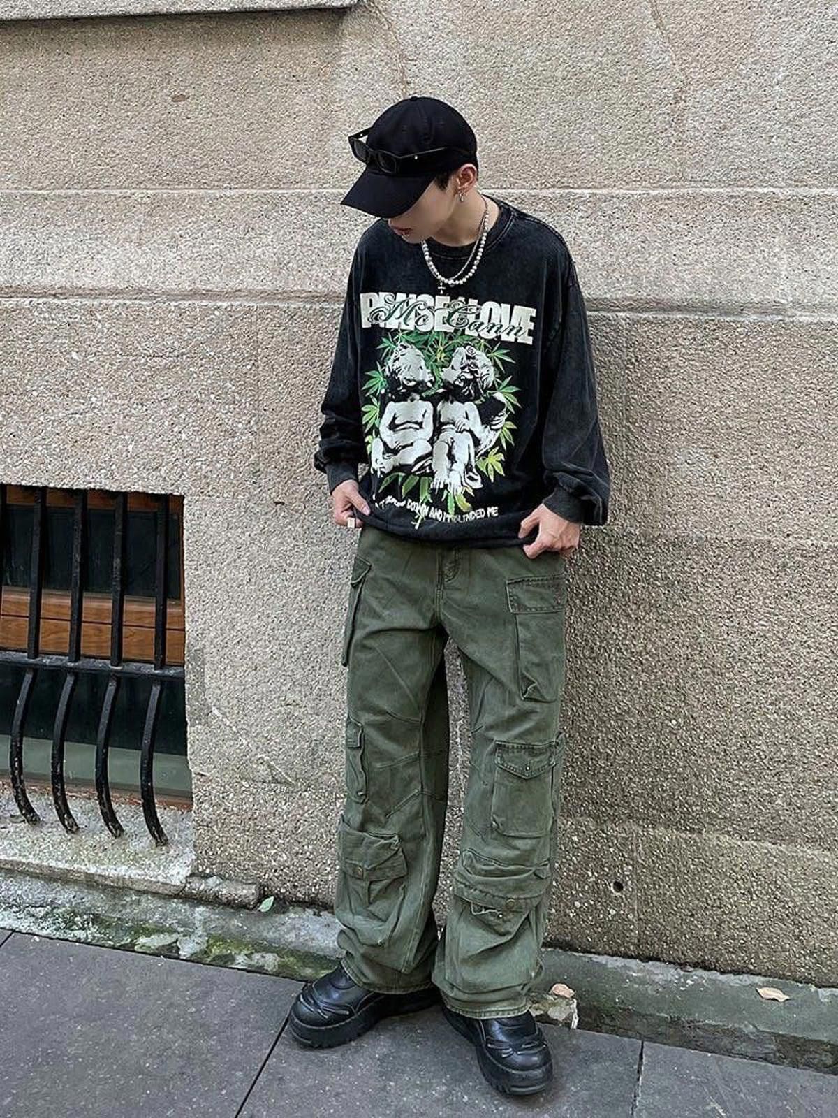 Other Green Cargo Pants Size US 30 / EU 46 - 2 Thumbnail
