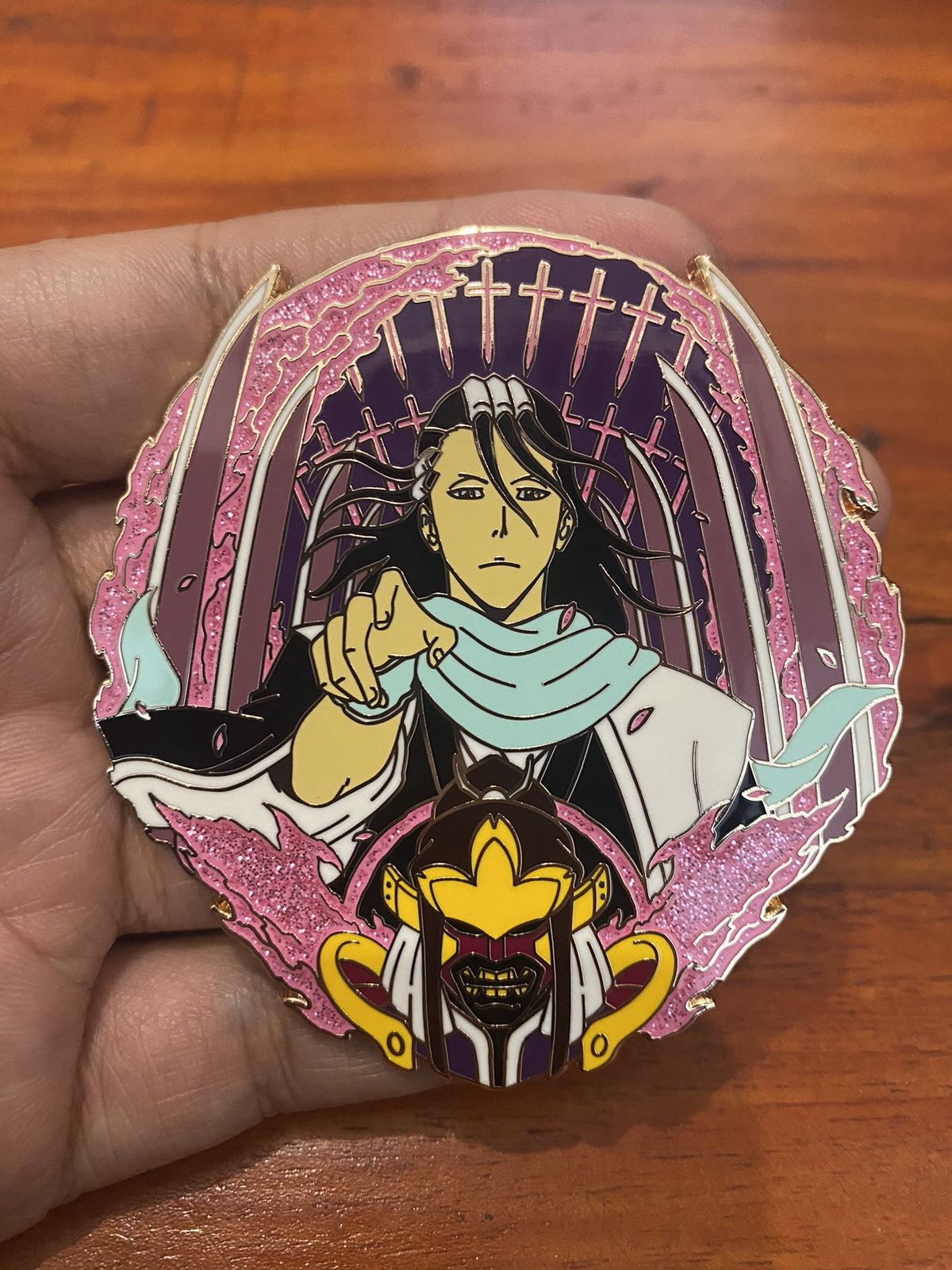 Byakuya fashion Bleach Enamel Pin